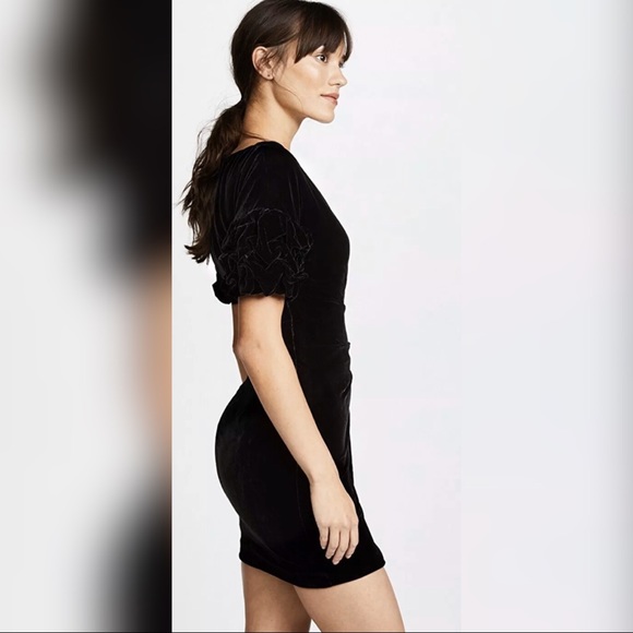 FP Caroline Velvet Wrap Dress By Fame and Partners - Picture 4 of 8